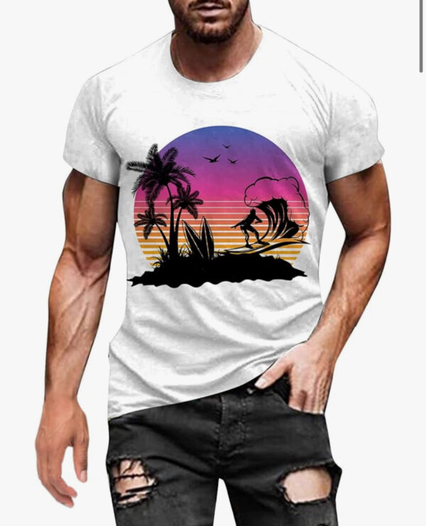 2025 Mens T Shirt (White) - Image 2