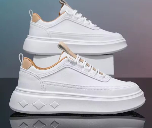 White Sporty Lifestyle Trainers - Image 2