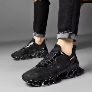 Black Sporty Lifestyle Trainers
