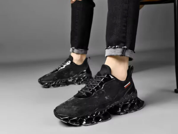 Black Sporty Lifestyle Trainers