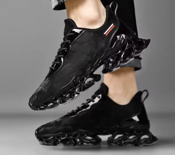 Black Sporty Lifestyle Trainers - Image 2
