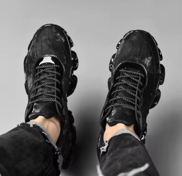 Black Sporty Lifestyle Trainers - Image 3
